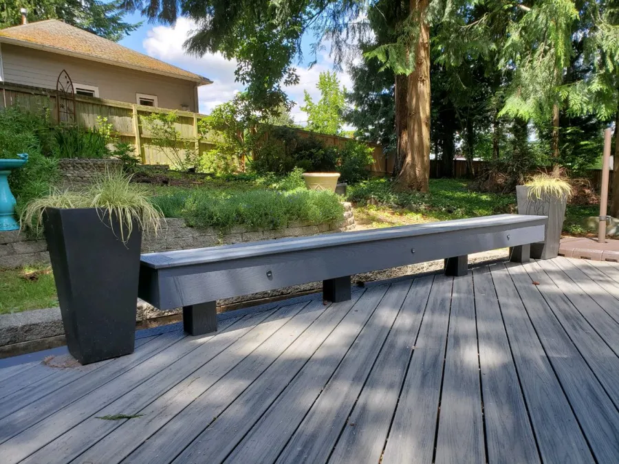 Custom Decks Built in Benches Sammamish Washington